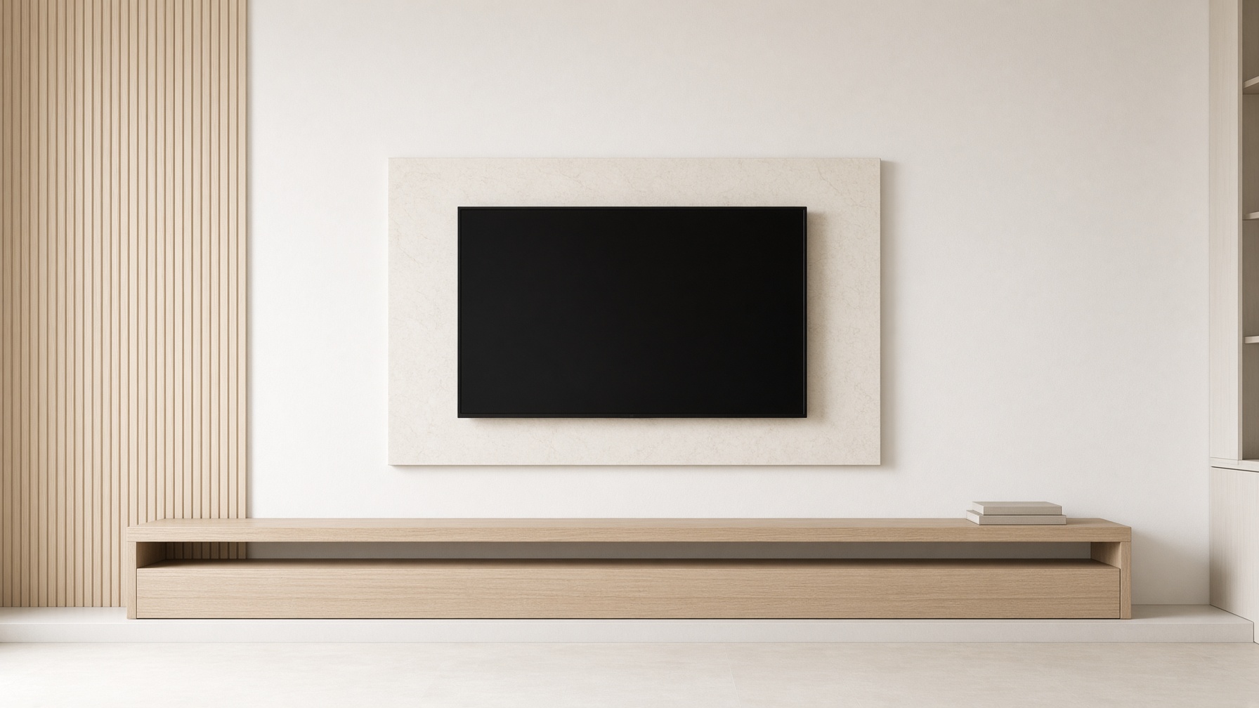 Calacatta Warm feature wall