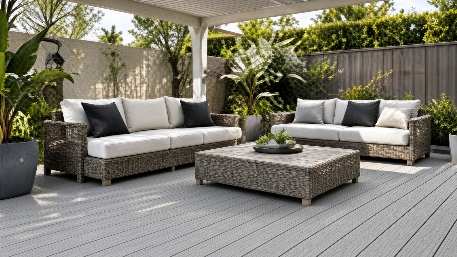 Light Grey WPC deck