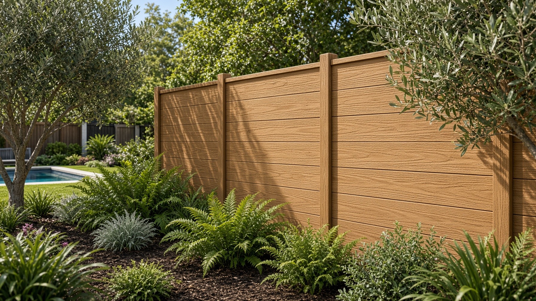 Maple WPC fence
