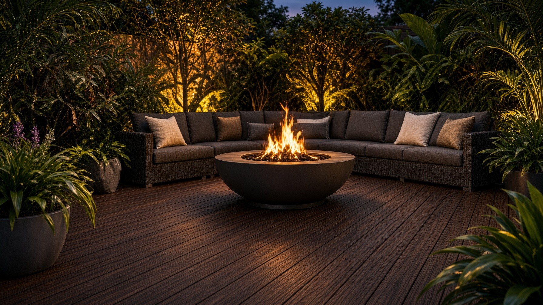 Rosewood WPC deck
